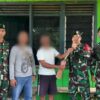 Satgas Pamtas Yonarmed 11 Kostrad Terima Penyerahan Senjata Rakitan dari Warga