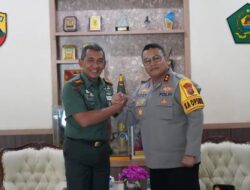 Danrem 023/KS Terima Kunjungan Kapolres Kota Sibolga