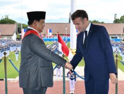 Presiden Republik Perancis Anugerahkan Grand Croix de la Légion d’Honneur Ke Prabowo Subianto