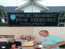 Warga Laporkan Temuan BPK-RI ke Jaksa Soal Anggaran Dinkes Kabupaten Labuhan Batu