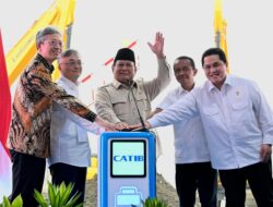 Presiden Prabowo Resmikan Proyek Baterai Terbesar di Asia Tenggara