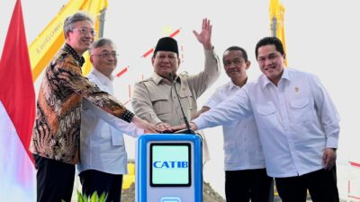 Presiden Prabowo Resmikan Proyek Baterai Terbesar di Asia Tenggara