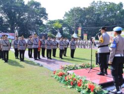 AKBP Choky Sentosa Meilala Pimpin Sertijab Sejumlah Pejabat Utama Polres Labuhanbatu