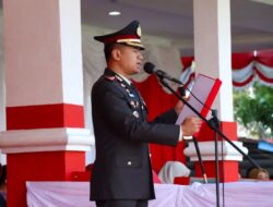Kapolres Tapanuli Tengah Hadiri Upacara HUT ke-80 Republik Indonesia