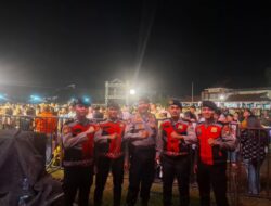110 Personel Polres Tapteng Kawal Ketat Acara HUT Kabupaten Tapanuli Tengah Ke-80 Tahun