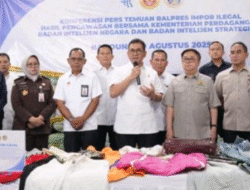 Pakaian Monja Senilai Rp.112,35 Milyar di Amankan, Anggota Komisi VI DPR-RI : Penegak Hukum Perketat Pengawasan di Daerah
