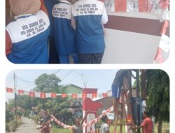 Sambut Hut RI ke-80, Warga Dusun 3 Sidodadi dan Mahasiswa Unimed Laksanakan Bersih-bersih dan Pengecetan Gapura