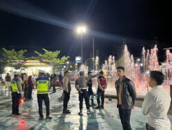 AKP Gunawan Sinurat Pimpin Patroli Skala Besar, Polres Tapteng Jaga Situasi Kamtibmas Tetap Kondusif