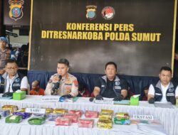 149 Tersangka Dari 114 Kasus Narkoba di Paparkan Polda Sumut