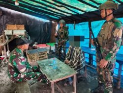 Satgas Yonif 112/DJ Berhasil Amankan Pelaku Pembawa Narkoba di Puncak Jaya