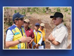 Menteri PUPR Tinjau Bendungan Tanju di Dompu