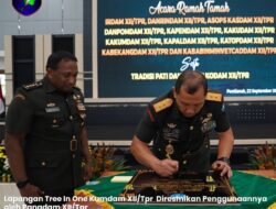 Lapangan Tree In One Kumdam XII/Tpr Diresmikan Penggunaannya oleh Pangdam XII/Tpr