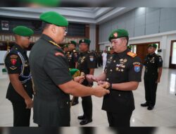 Regenerasi Kepemimpinan, Pangdam XII/Tpr Pimpin Sertijab Irdam dan Pejabat Strategis Jajaran