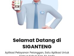 Pakai Aplikasi “Si Ganteng” Untuk Calon dan Pelanggan Perumda Tirta Benteng Kota Tangerang