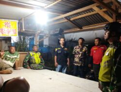 Koramil 04/Sbb Ajak Ormas Patroli Pos Kamling