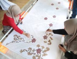 Kampung Batik di Kecamatan Larangan, Resmi Jadi Kawasan Kekayaan Intelektual  