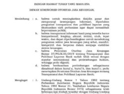 OJK Terbitkan Aturan Baru Transparansi dan Publikasi Laporan Bank