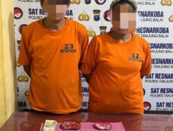 Satres Narkoba Polres Tanjungbalai Amankan 2 Orang Pemilik Sabu