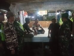 Koramil 04/Sbb Bersama Ormas FKPPI dan FKDM Laksanakan Patroli Rutin Ciptakan Rasa Aman di Tengah Masyarakat