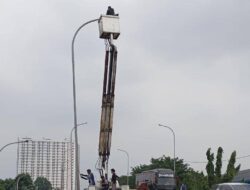 Dishub Kota Tangerang Tambah 414 Lampu Baru Penerangan Jalan Umum