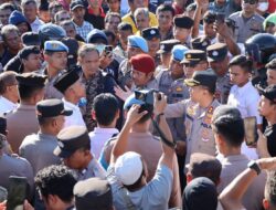 Kapolres Tapteng Pimpin Pengamanan, Aksi Unjuk Rasa GTBUP Berakhir Aman dan Kondusif