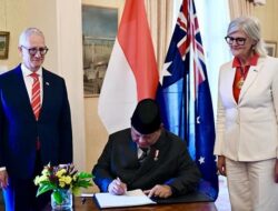 Gubernur Australia Sambut Kedatangan Presiden Prabowo Dalam Upacara Kenegaraan