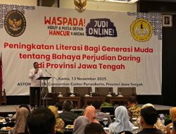 Kemenko Polkam Gelar Literasi Bahaya Judol bagi Generasi Muda di Purwokerto