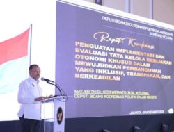 Kemenko Polkam Konsolidasikan Pusat–Daerah untuk Perkuat Tata Kelola Otonomi Khusus