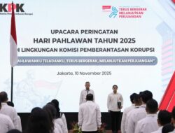 KPK-RI Gelar Upacara Peringatan Hari Pahlawan di Gedung Merah Putih