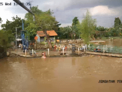 Bendungan Polor Cipondoh Berstatus Awas, Ketinggian Air 4 Meter