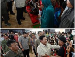 Presiden Prabowo Tinjau Kondisi Lokasi Bencana di Tapanuli Utara