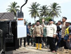 Presiden Pastikan di Aceh : Pangan Aman dan Percepatan Perbaikan Infrastruktur