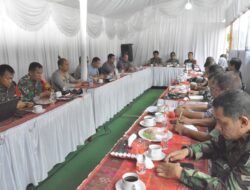 Pasca Bencana, Danrem 023/KS dan Bupati Tapteng Gelar Rapat Penanganan Darurat PLTA Sipan Siaporas