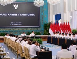 Presiden Prabowo Sampaikan 7 Penanganan Bencana Daerah di Sidang Kabinet Paripurna