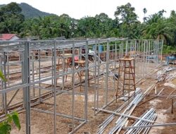 BNPB Percepat Bangun Hunian Sementara di Kabupaten Agam, 117 Unit di Lapangan SDN 05Kayu Pasak