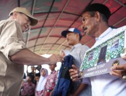 Menko Djamari Chaniago Tinjau Rencana Lokasi Pembangunan Hunian Tetap di Aceh Utara 