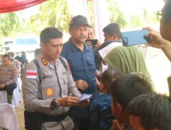 Tinjau Pematangan Lahan Huntap untuk Warga Korban Bencana, Bupati Armia: Terima Kasih Bapak Kapolri