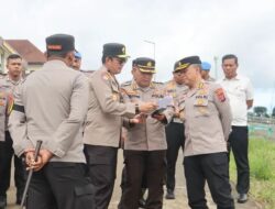 Kapolres Tapsel Sambut Tim Astama Rena Mabes Polri Tinjau Rencana Pembangunan Rusun