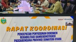 BNPB Dampingi Pemprov Sumut Akuratkan Dokumen Rehabilitasi dan Rekonstruksi Pascabencana 