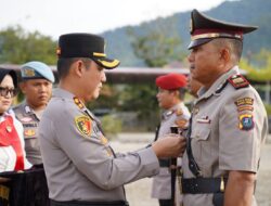 Kapolres Tapanuli Tengah Pimpin Sertijab Kasat Reskrim, Kasat Samapta, dan Kapolsek Sorkam