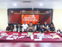 Ditresnarkoba Polda Sumsel Gelar Konferensi Pers Ungkap Barang Bukti Narkotika