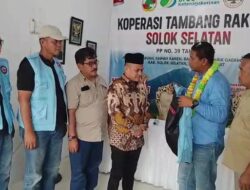 Sah!!! Koperasi Tambang Rakyat di Solok Selatan Berdiri