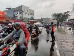 200 Personel Dishub Kota Tangerang Amankan Lalin di Jalur Terdampak Banjir