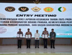 Kepala Barantin Tegaskan : Komitmen Laporan Pemeriksaan BPK-RI Secara Transparan