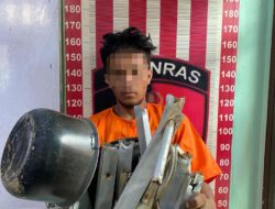 Polisi Amankan Pelaku Pencurian di Komplek Perumahan Pandan Asri