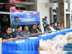 TNI AL Gagalkan Penyelundupan Barang Ilegal Senilai Rp.1,069 Miliar