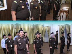 Wakajati Sumut Lantik 9 Orang Pejabat Eselon IV 