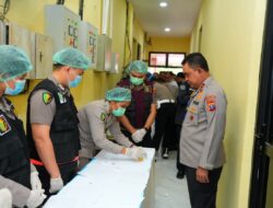 Tindaklanjuti Instruksi Kapolri, Kapolda Sumut Beserta Seluruh Jajaran Test Urine