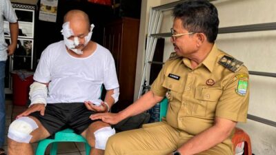 Heri Pers Nasional 2026, Walikota Tangerang Potong Tumpeng dan Jenguk Wartawan