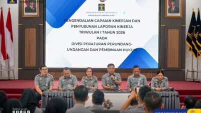 Divisi P3H Kanwil Kemenkum Sumut Gelar Rapat Pengendalian dan Penyusunan Laporan Kinerja